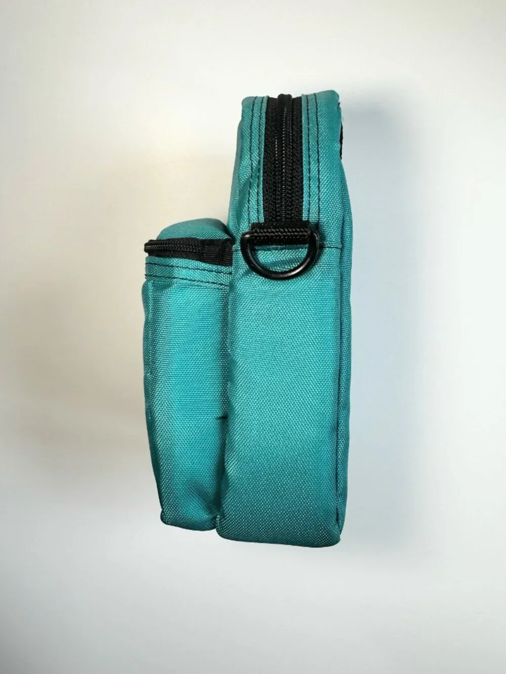Kalimar Vintage 90s Small Teal Shoulder Nylon Camera Pouch Bag, No Straps